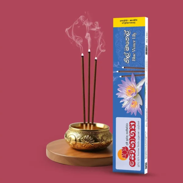 Blue Water Lily Incense Sticks 12 Pack - Image 3